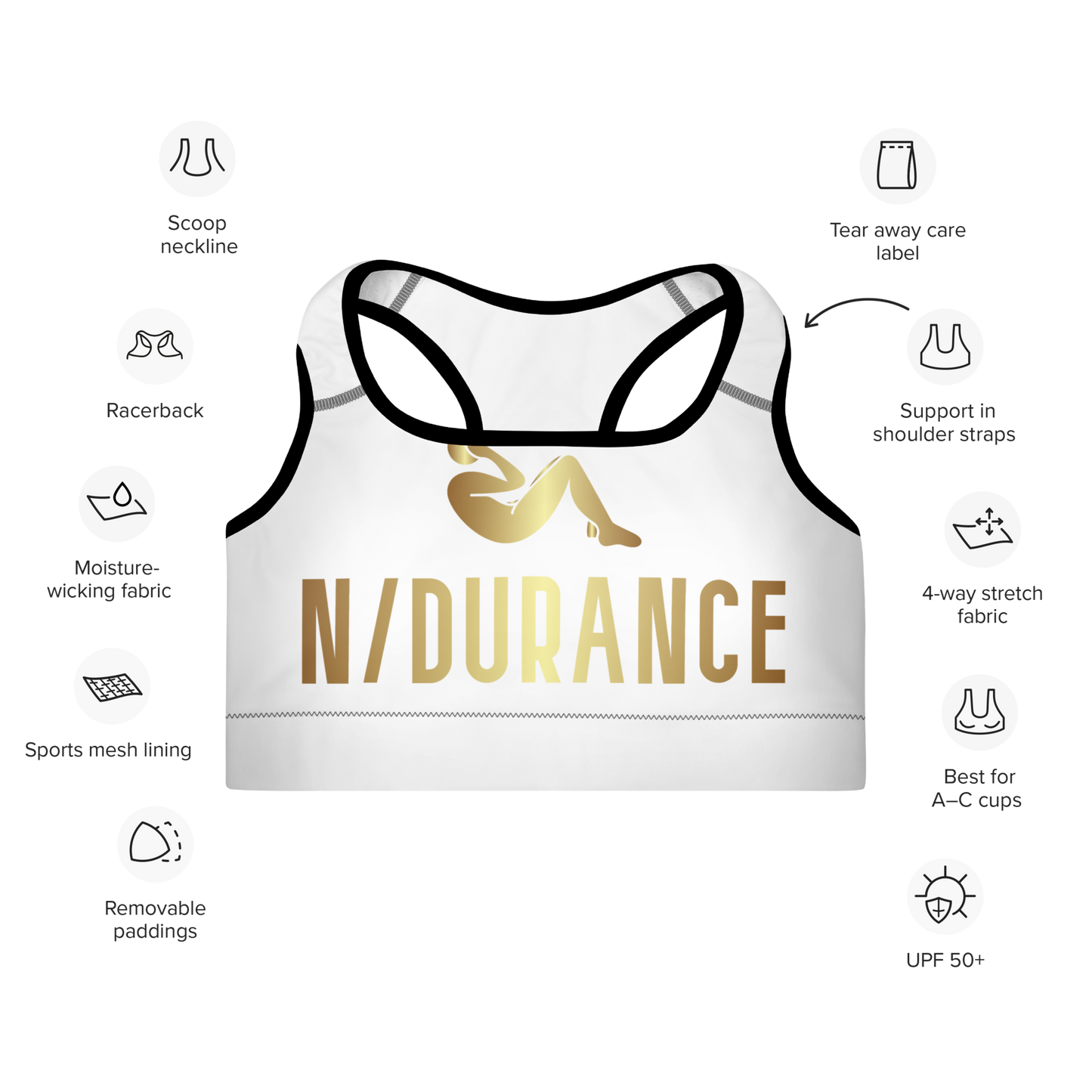 N/Durance Padded Sports Bra